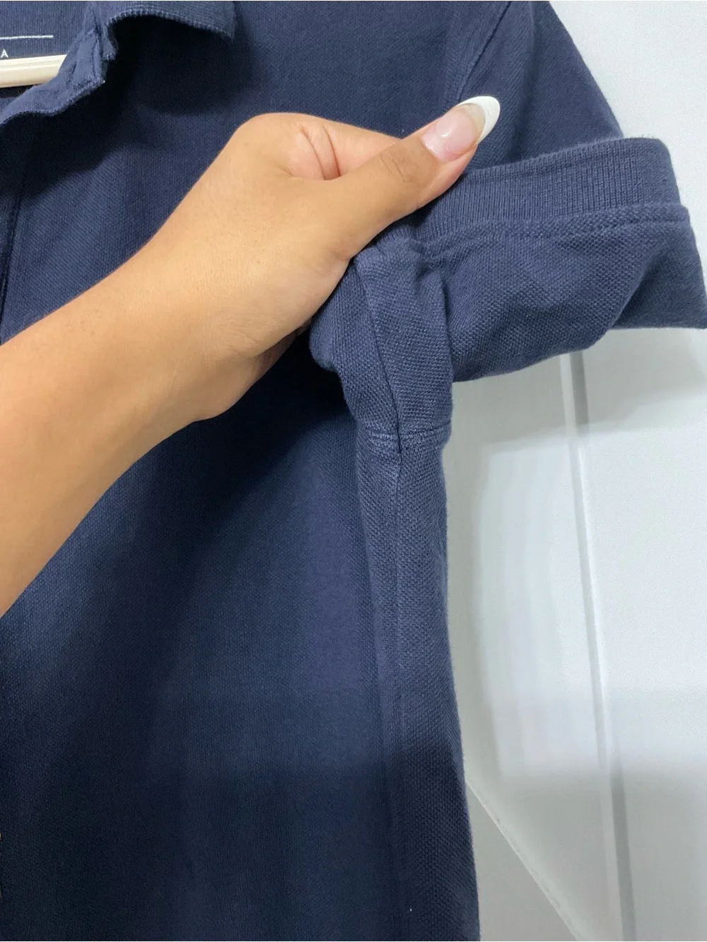 Banana Republic Polo Men's Navy Short Sleeve Smart Casual Minimalist US Open 🎾